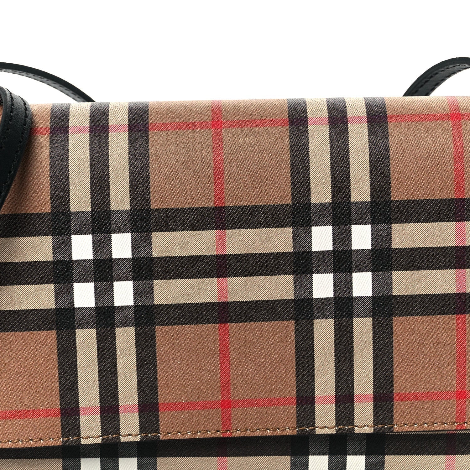 House Check Tartan Mix Hampshire Crossbody Black
