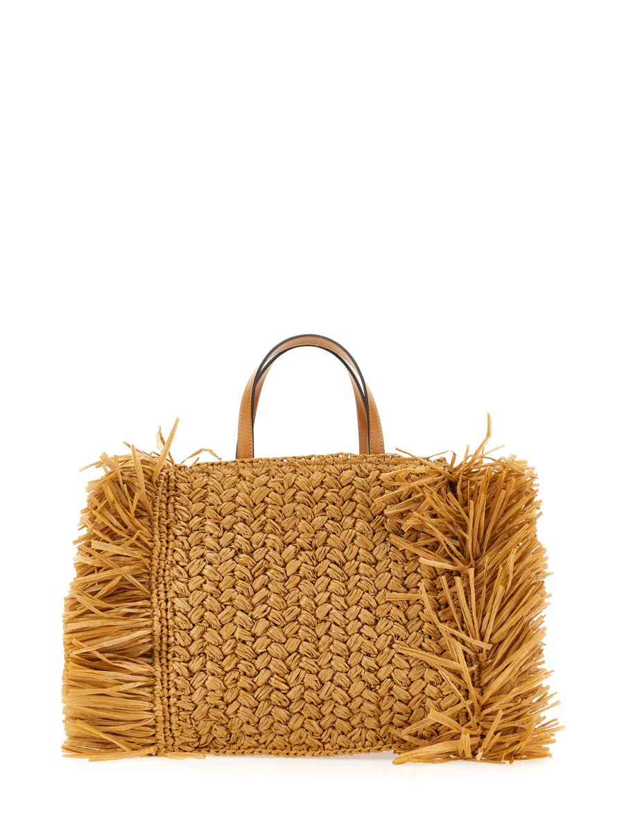 RAFFIA TOTE BAG