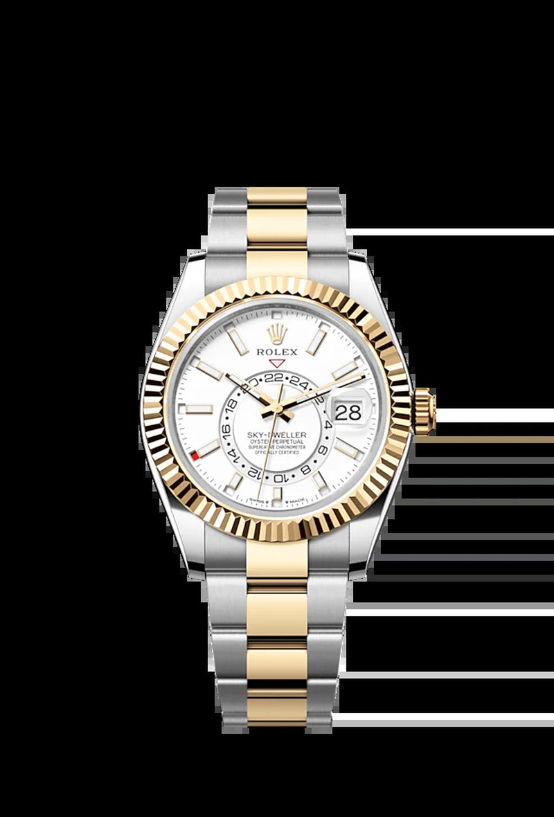 Sky-Dweller, 42Mm, Oystersteel and 18K Yellow Gold, Ref# 336933-0005