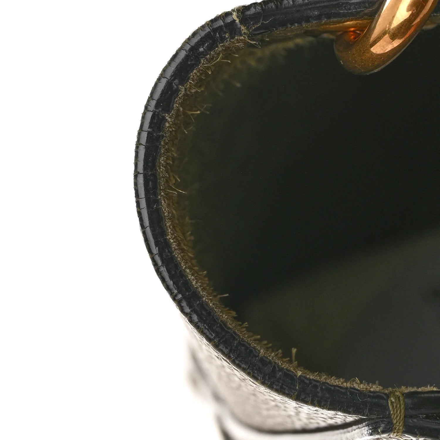 Soft Grained Calfskin Sangle Bucket Bag Light Khaki