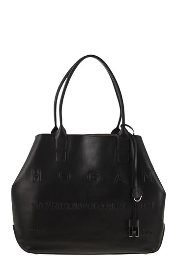 MEDIUM LEATHER SHOPPING BAG