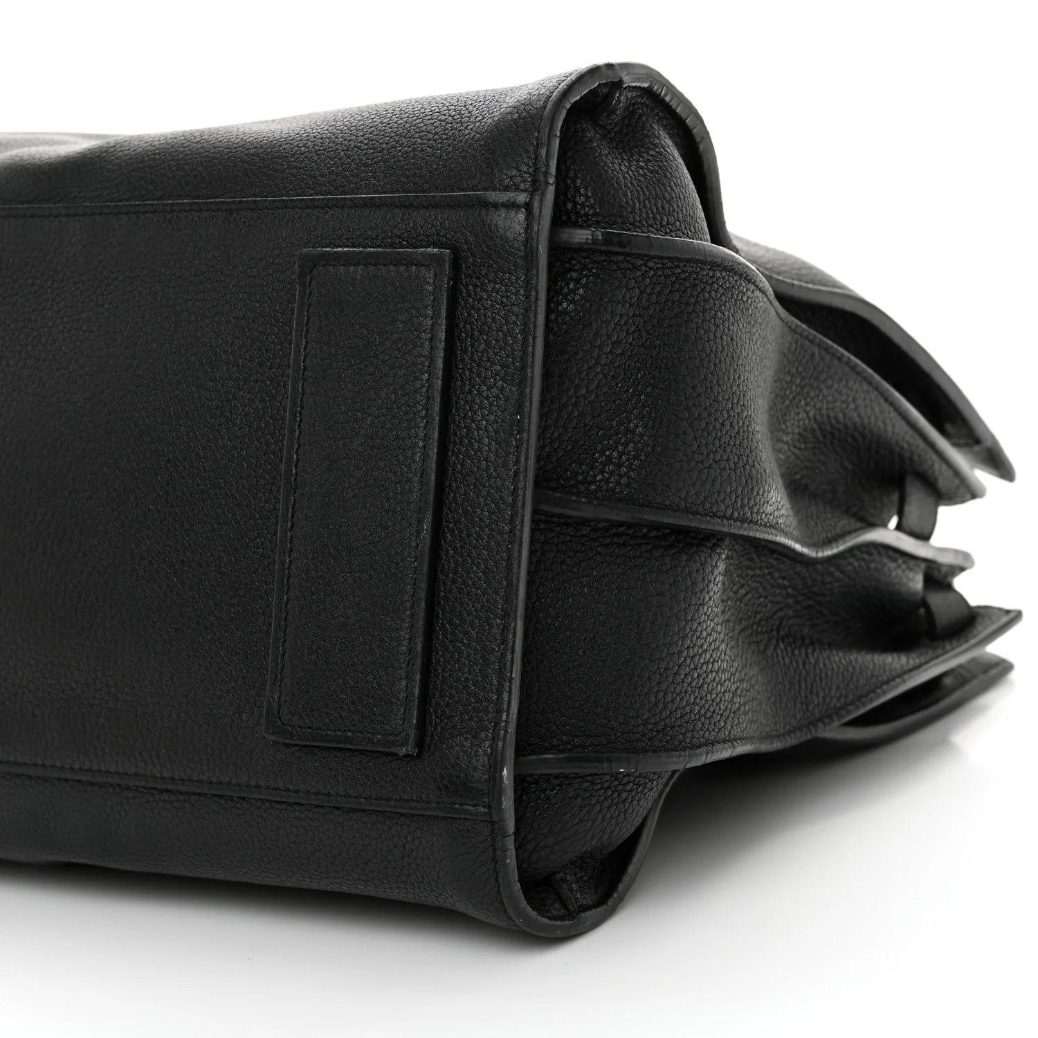 Grained Calfskin Medium Souple Sac De Jour Black