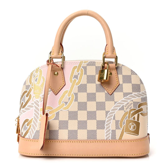 Damier Azur Nautical Alma BB