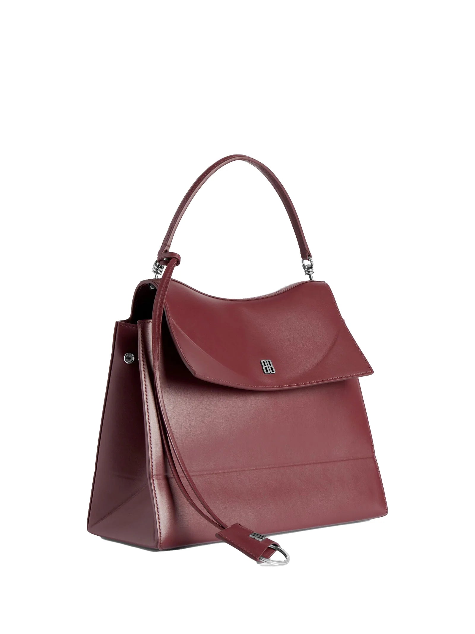 DARK BURGUNDY CALF LEATHER BAGS