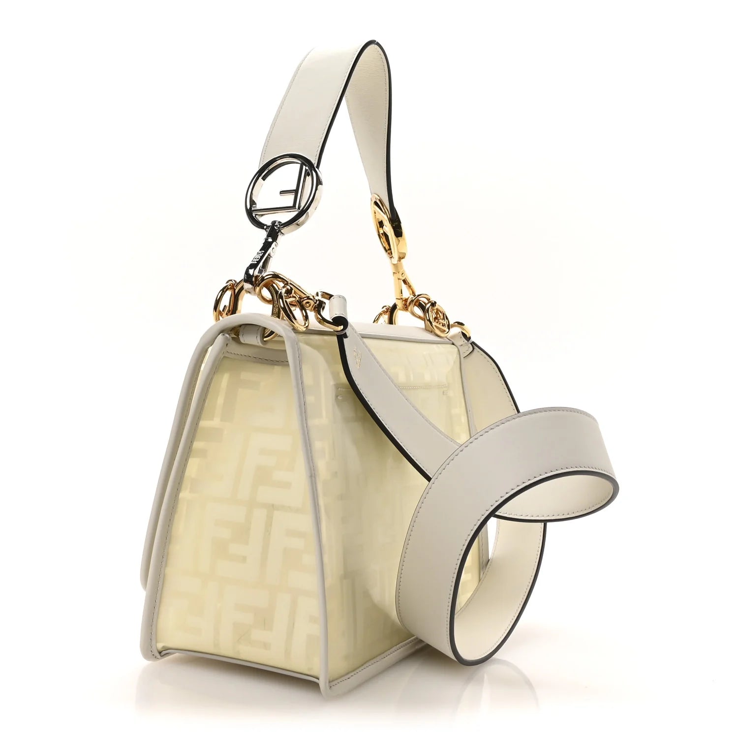 TPU FF Vitello Century F Is  Kan I Shoulder Bag White