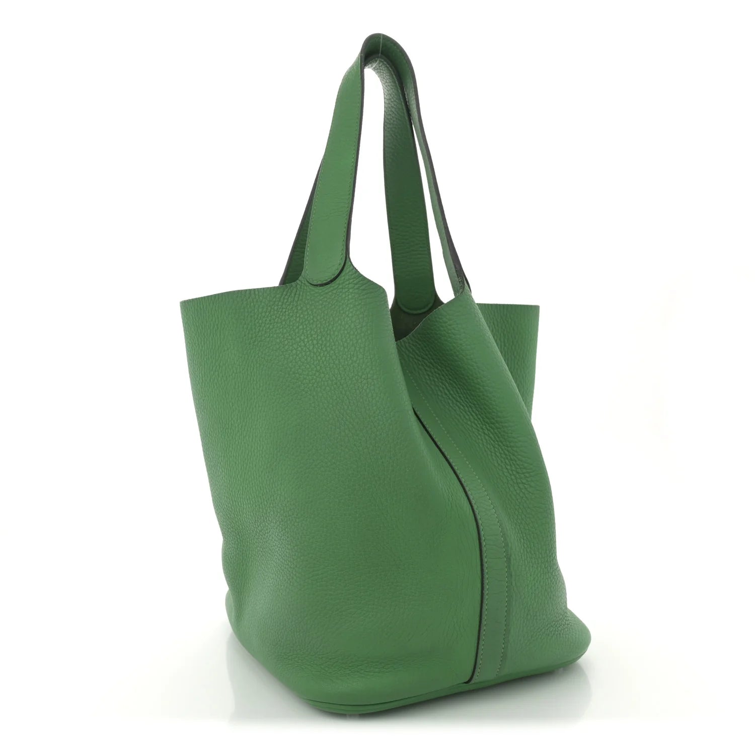 Taurillon Clemence Picotin Lock 26 GM Bamboo