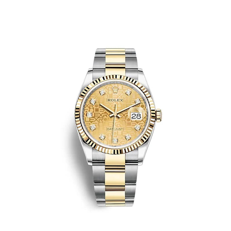 Datejust 36 Oystersteel and Yellow Gold Ref# 126233-0034