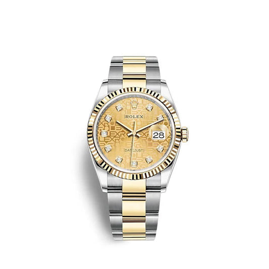 Datejust 36 Oystersteel and Yellow Gold Ref# 126233-0034