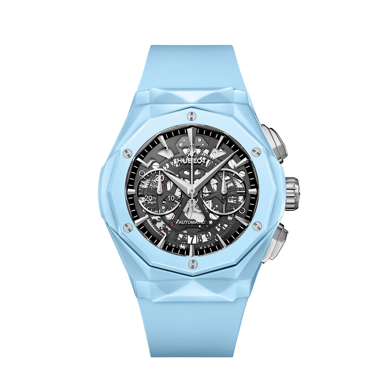 Classic Fusion AEROFUSION CHRONOGRAPH ORLINSKI SKY BLUE CERAMIC Ref# 525.ES.0170.RX.ORL22