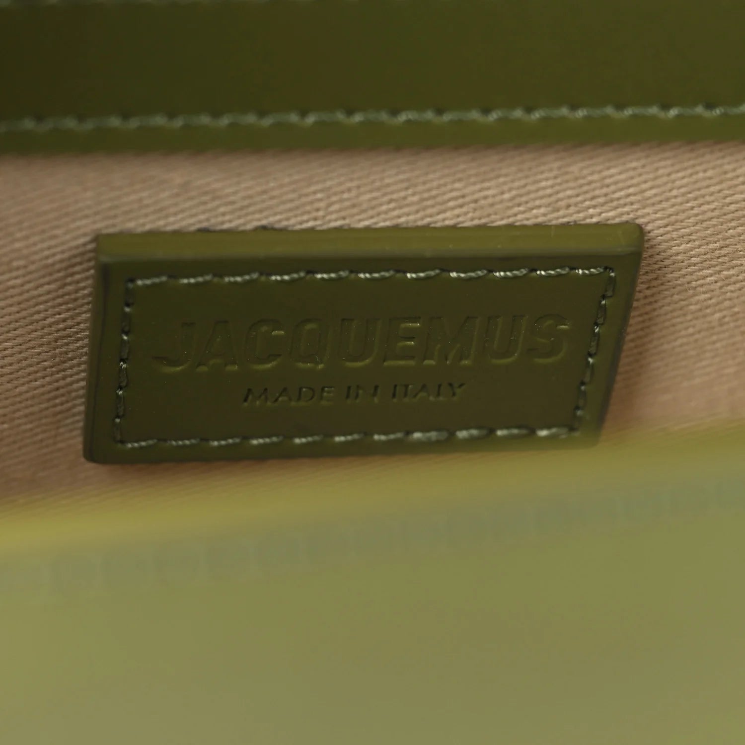 Smooth Calfskin Le Bambino Khaki