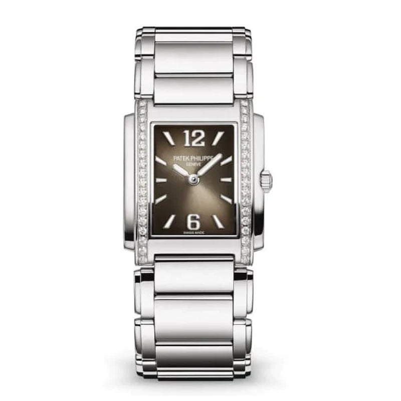 Twenty~4 Quartz Ladies Watch, Stainless Steel with 36 Diamond (~0.42 Ct), 25.1 X 30 Mm, Ref# 4910/1200A-010