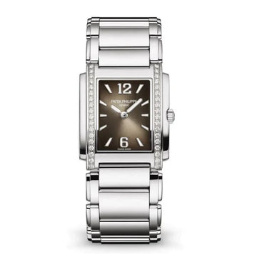 Twenty~4 Quartz Ladies Watch, Stainless Steel with 36 Diamond (~0.42 Ct), 25.1 X 30 Mm, Ref# 4910/1200A-010