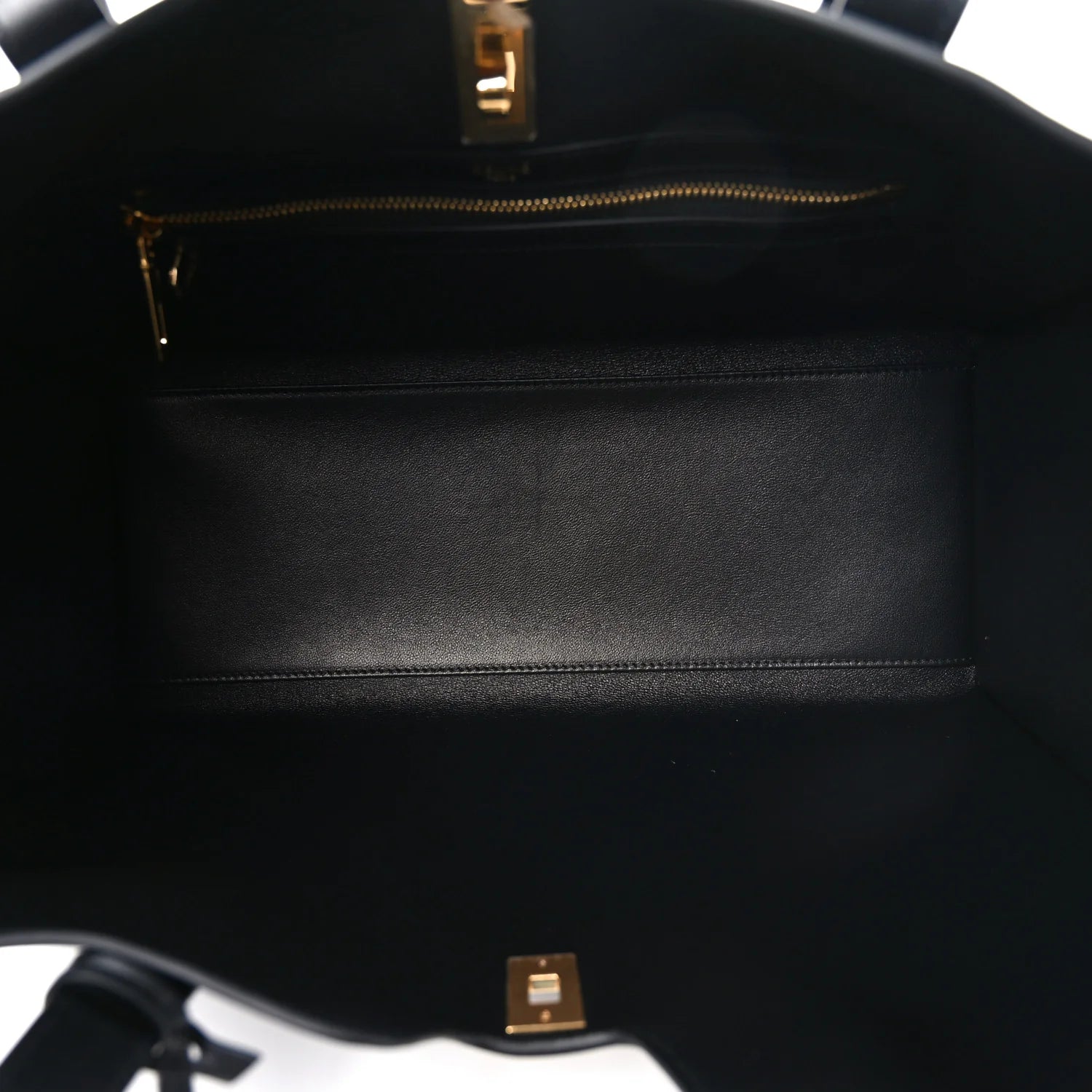 Smooth Calfskin Cabas 16 Bag Black