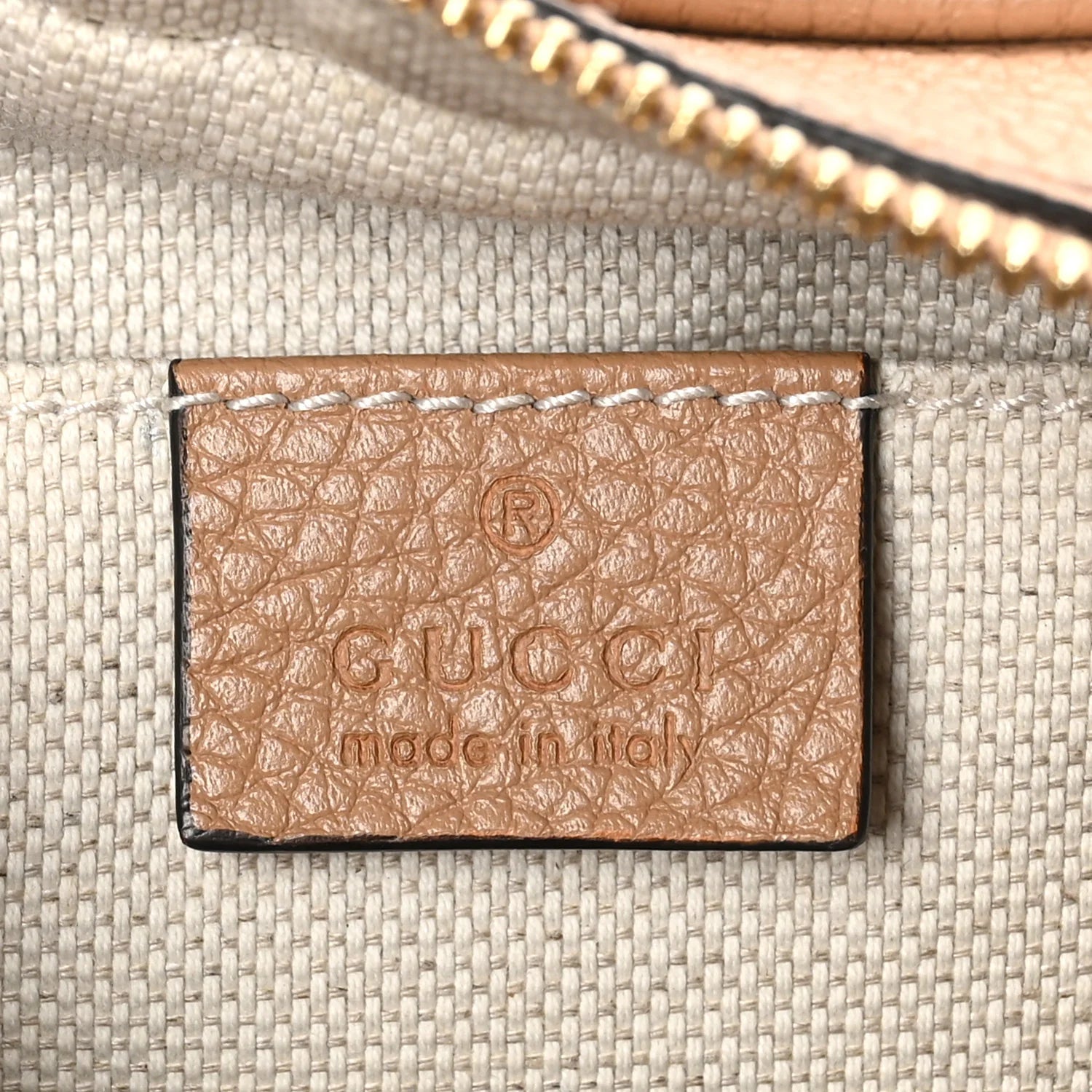 Pebbled Calfskin Small Soho Disco Bag Camelia