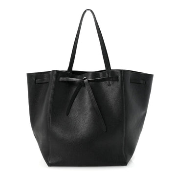 Soft Grained Calfskin Medium Belt Cabas Phantom Black