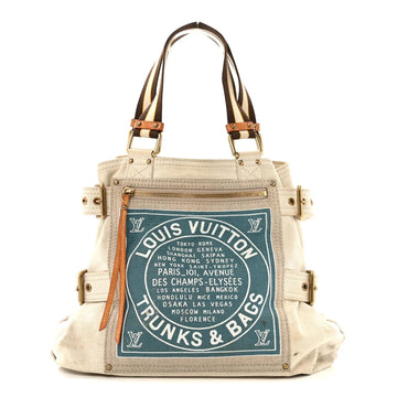 Toile Globe Shopper Cabas MM Blue