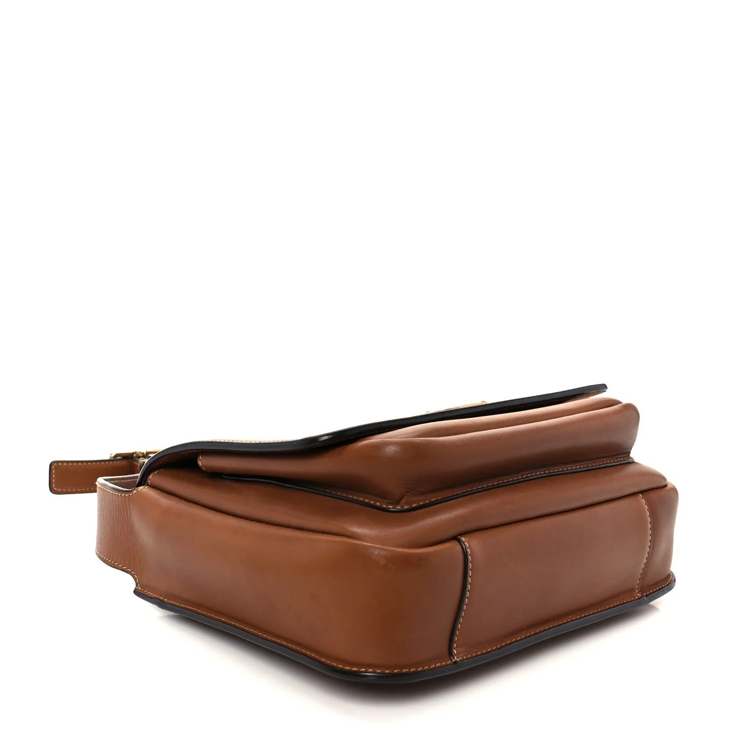 Vegetable Tanned Besace Niki Satchel Brick