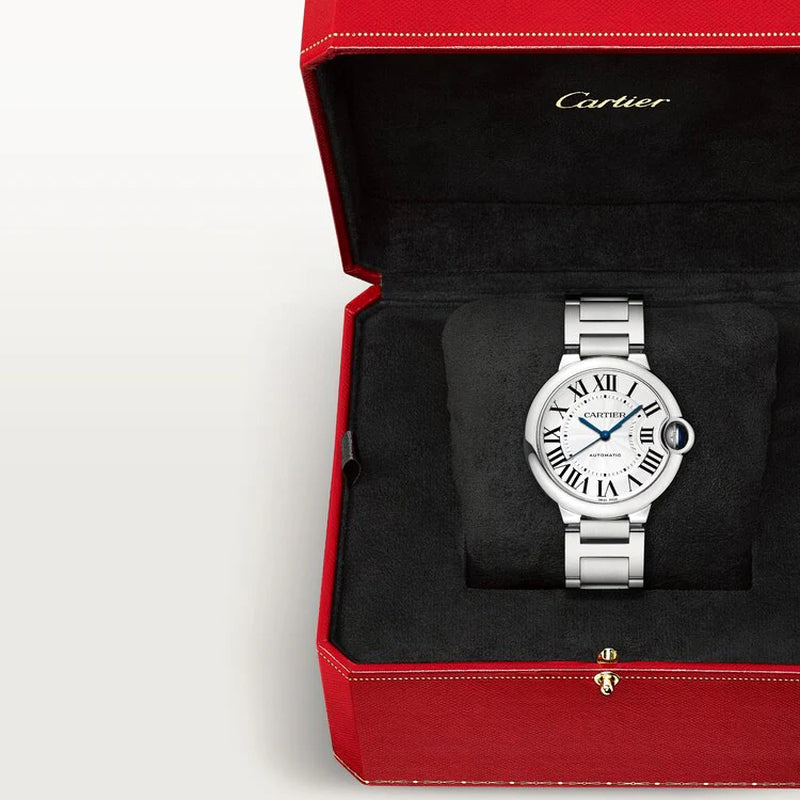 Unworn  Ballon Bleu De , Stainless Steel, 36Mm, Ref# WSBB0048, Box and Papers