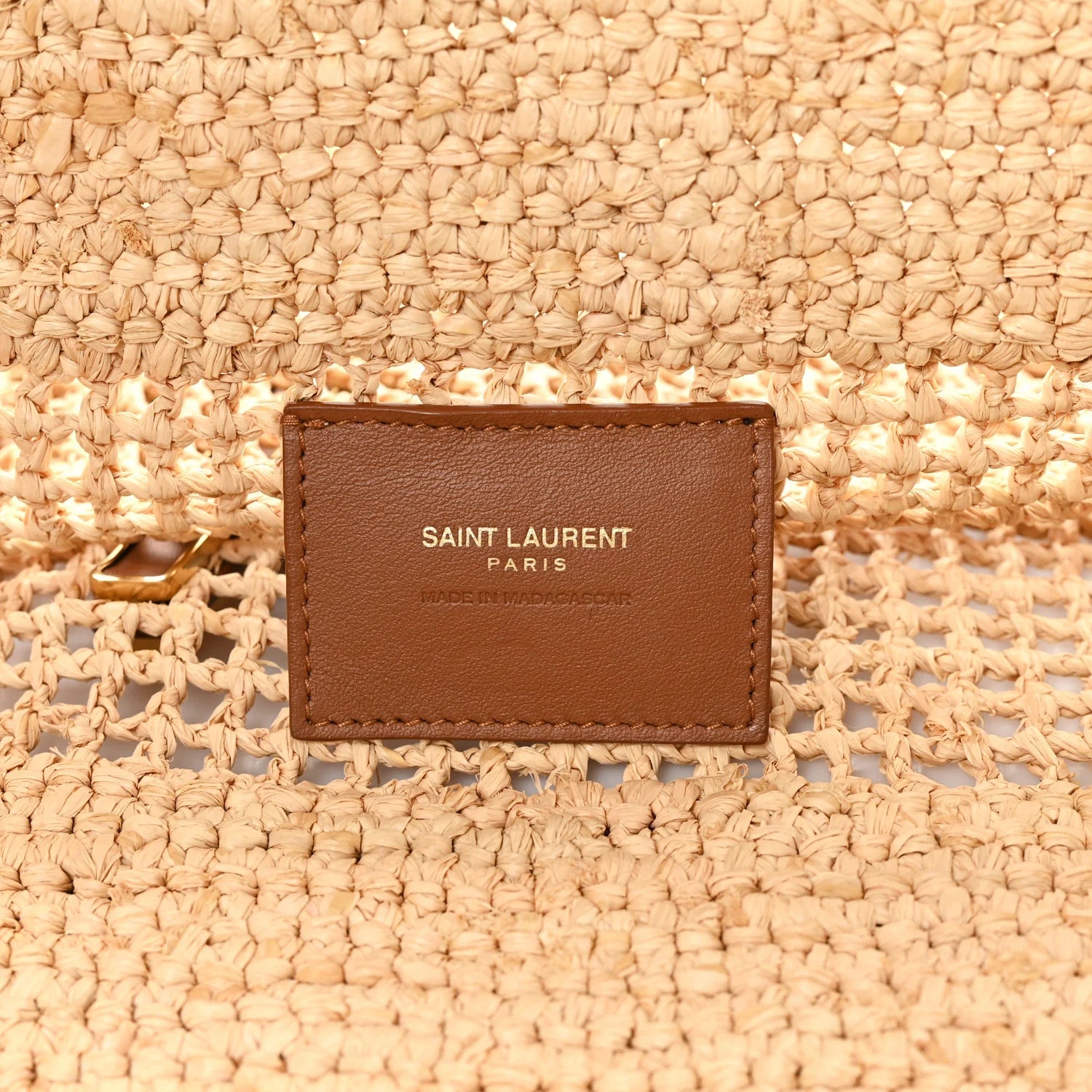 Raffia Icare Shopping Tote Natural