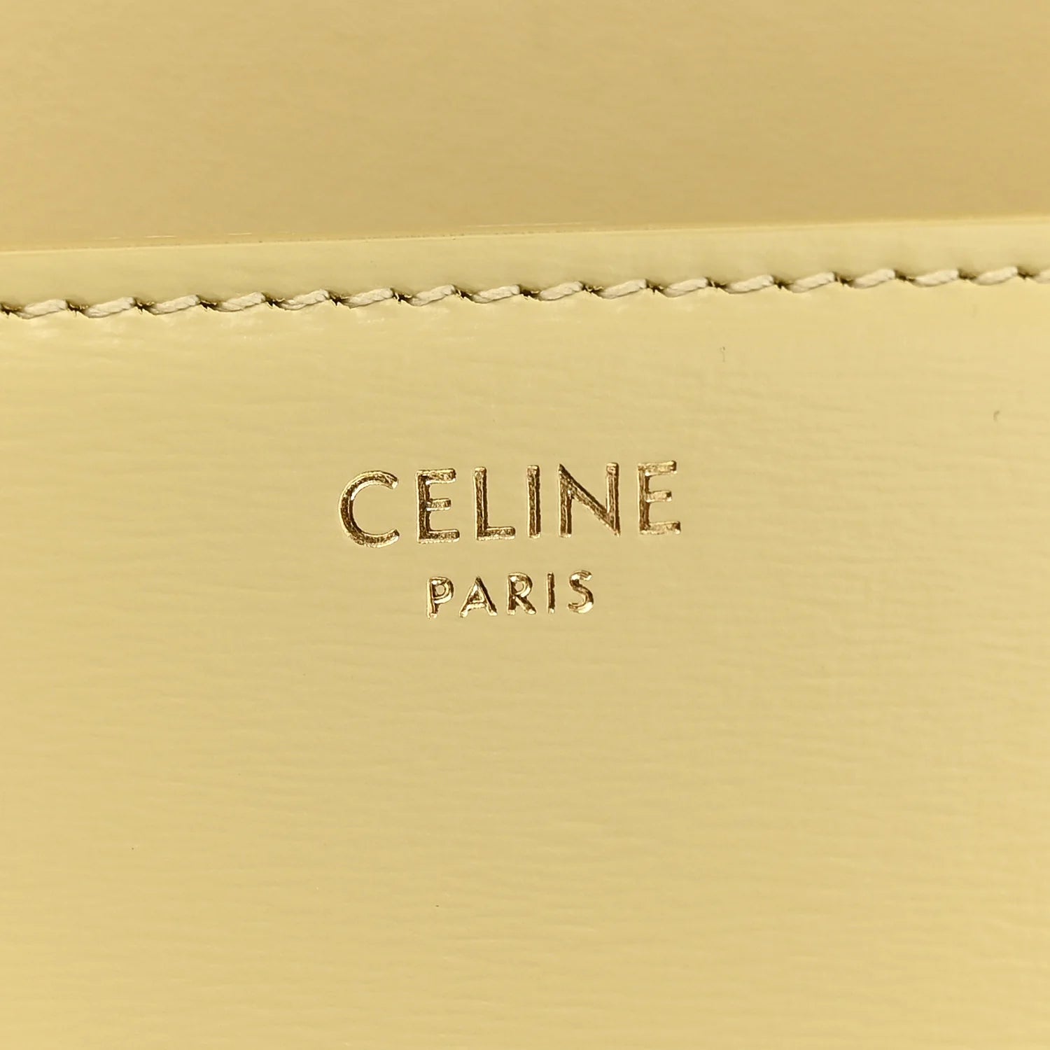 Shiny Calfskin Triomphe Shoulder Bag Papyrus