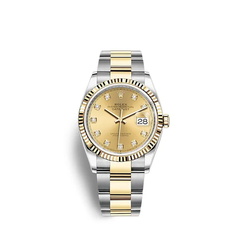 Datejust 36 Oystersteel and Yellow Gold Ref# 126233-0018