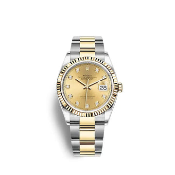 Datejust 36 Oystersteel and Yellow Gold Ref# 126233-0018