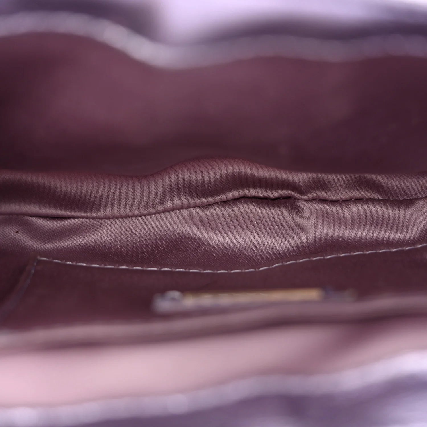 Snakeskin Nylon Vanity Mirror Clutch Transparent