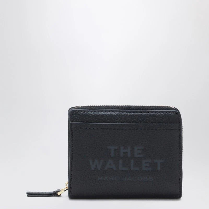MINI BLACK FULLGRAIN LEATHER WALLET