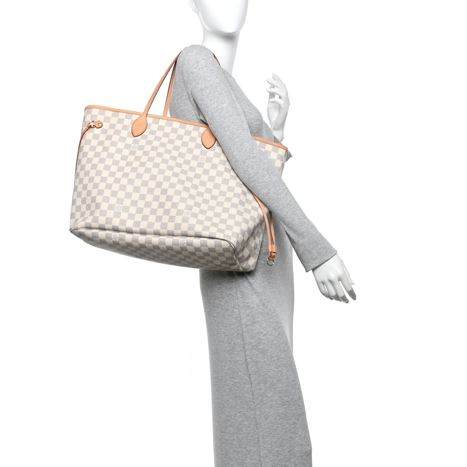 Damier Azur Neo Neverfull GM Rose Ballerine