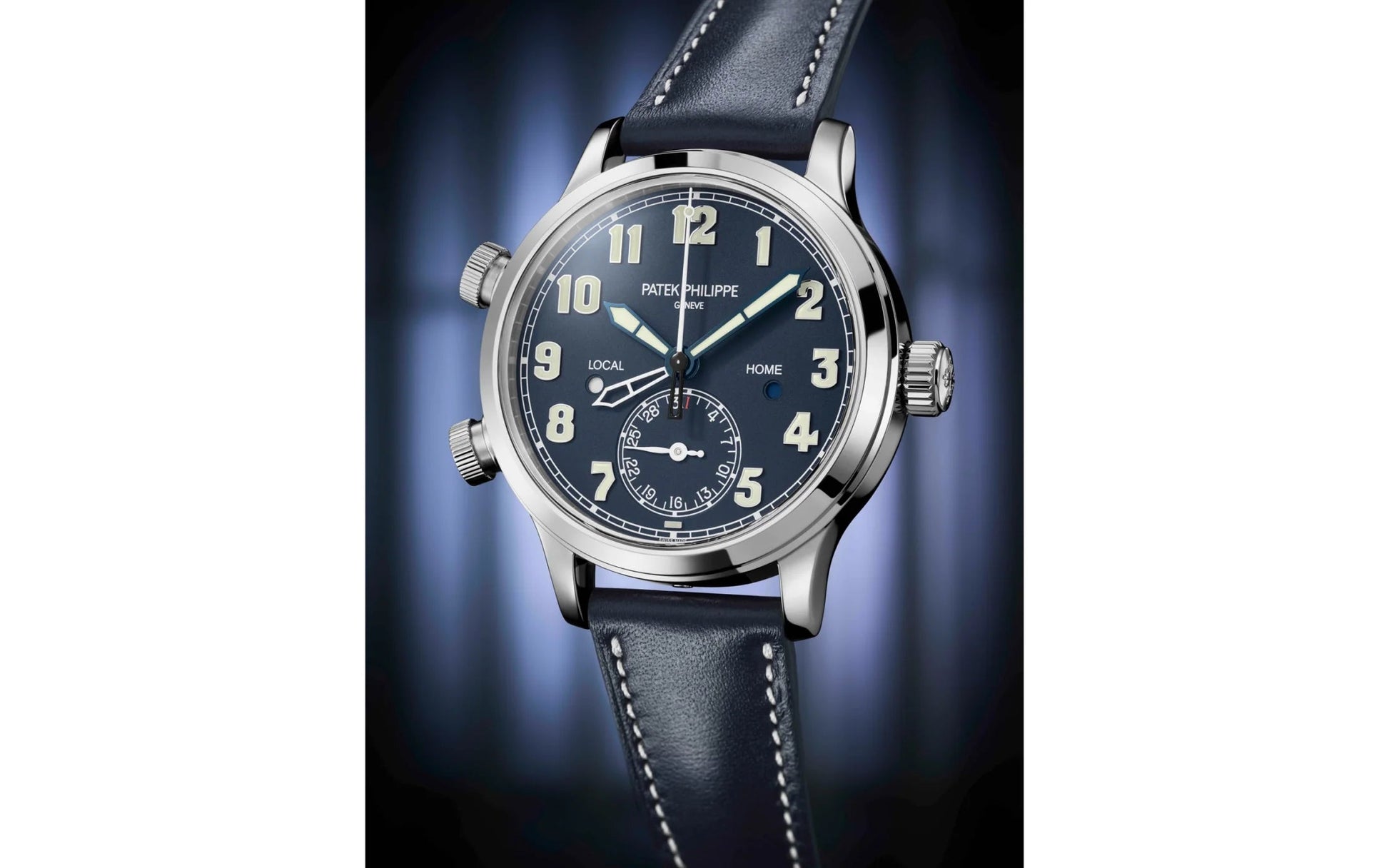 Complication, 18K White Gold, Calatrava Pilot Travel Time 37,5Mm, Ref# 7234G-001