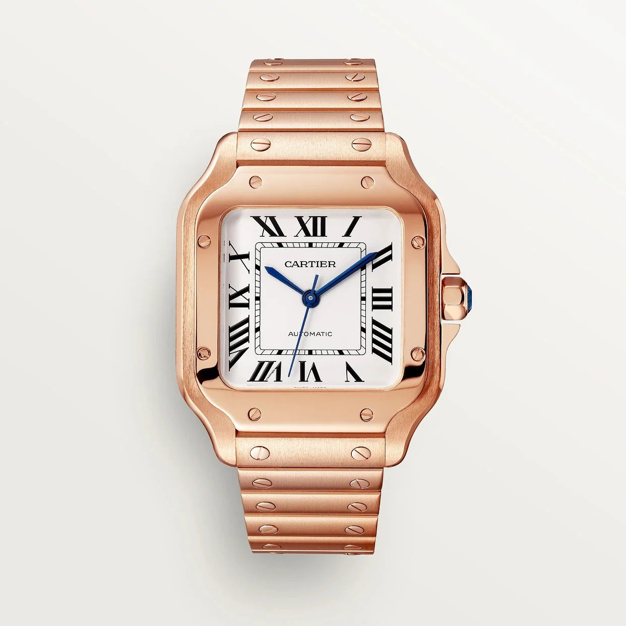 Unworn  Santos De , 18K Rose Gold, 35.1Mm, Ref# WGSA0031, Box and Papers