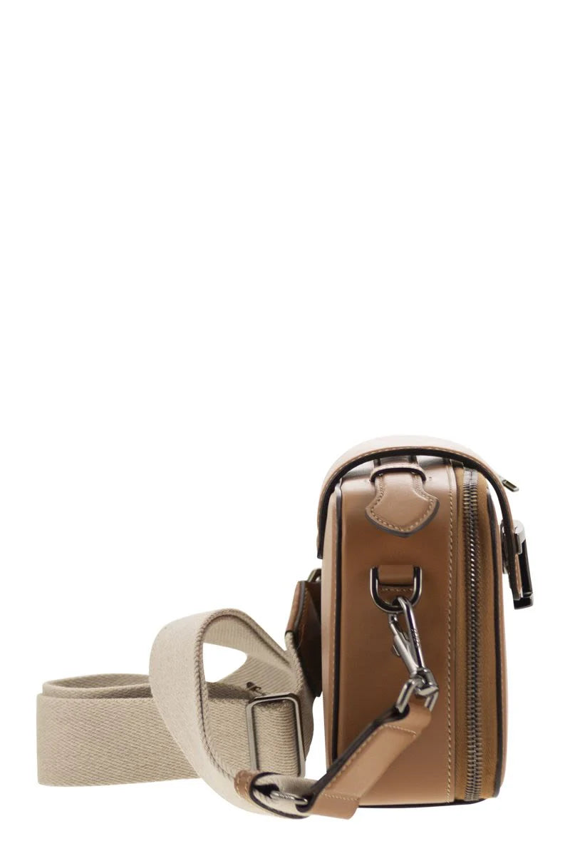 LEATHER MINI CAMERA BAG