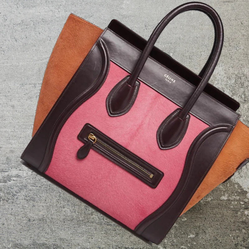 Micro Tricolor Ponytail Bag