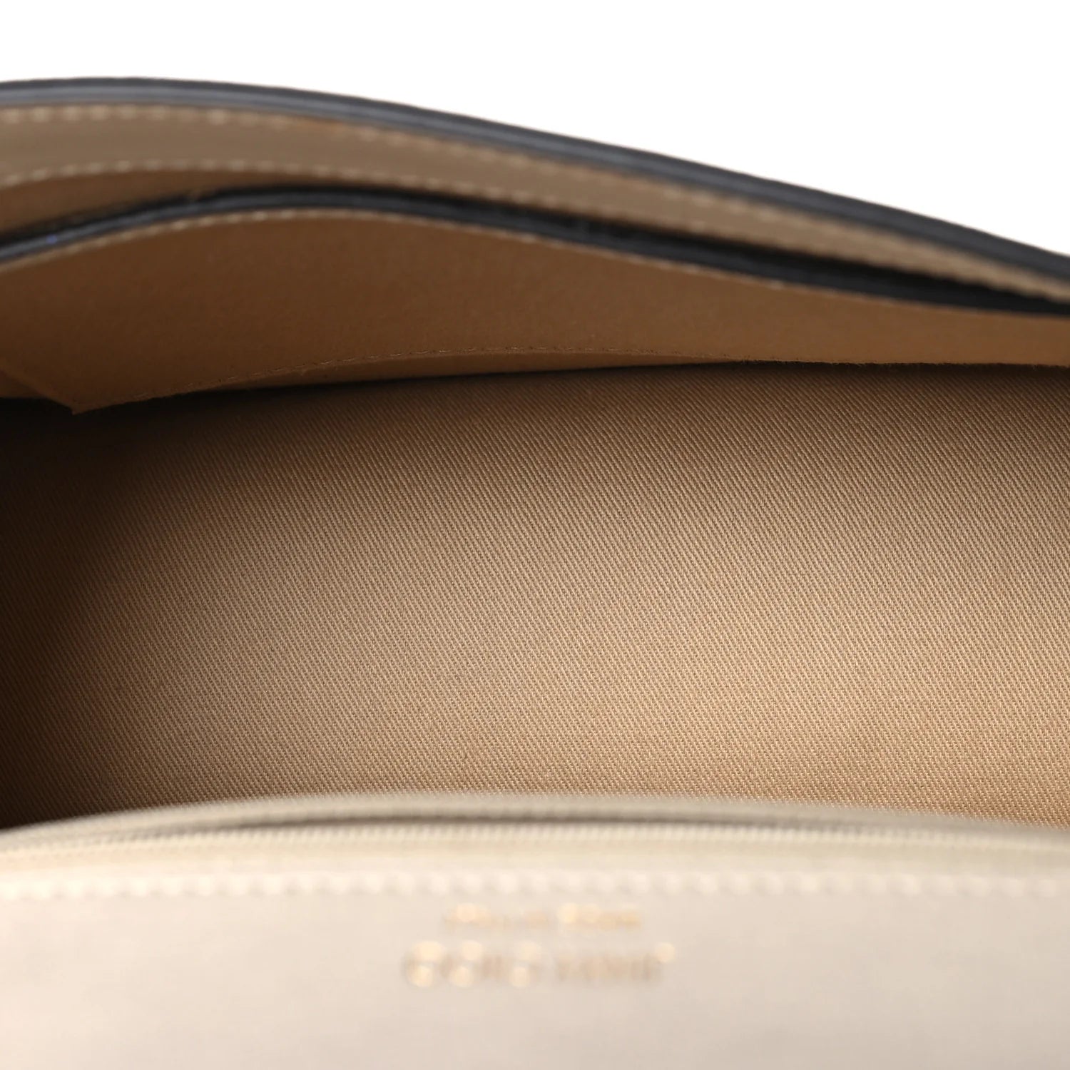 Grainy Calfskin JC Top Handle Beige