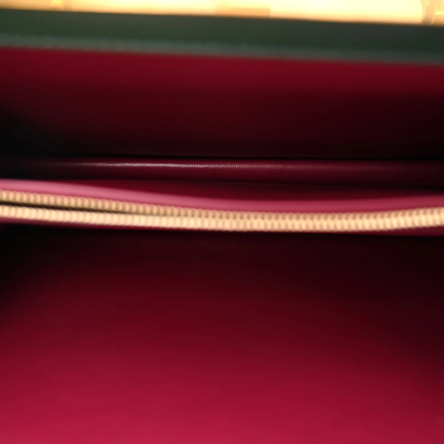 Patina Box Calfskin Medium Clasp Bag Dark Green