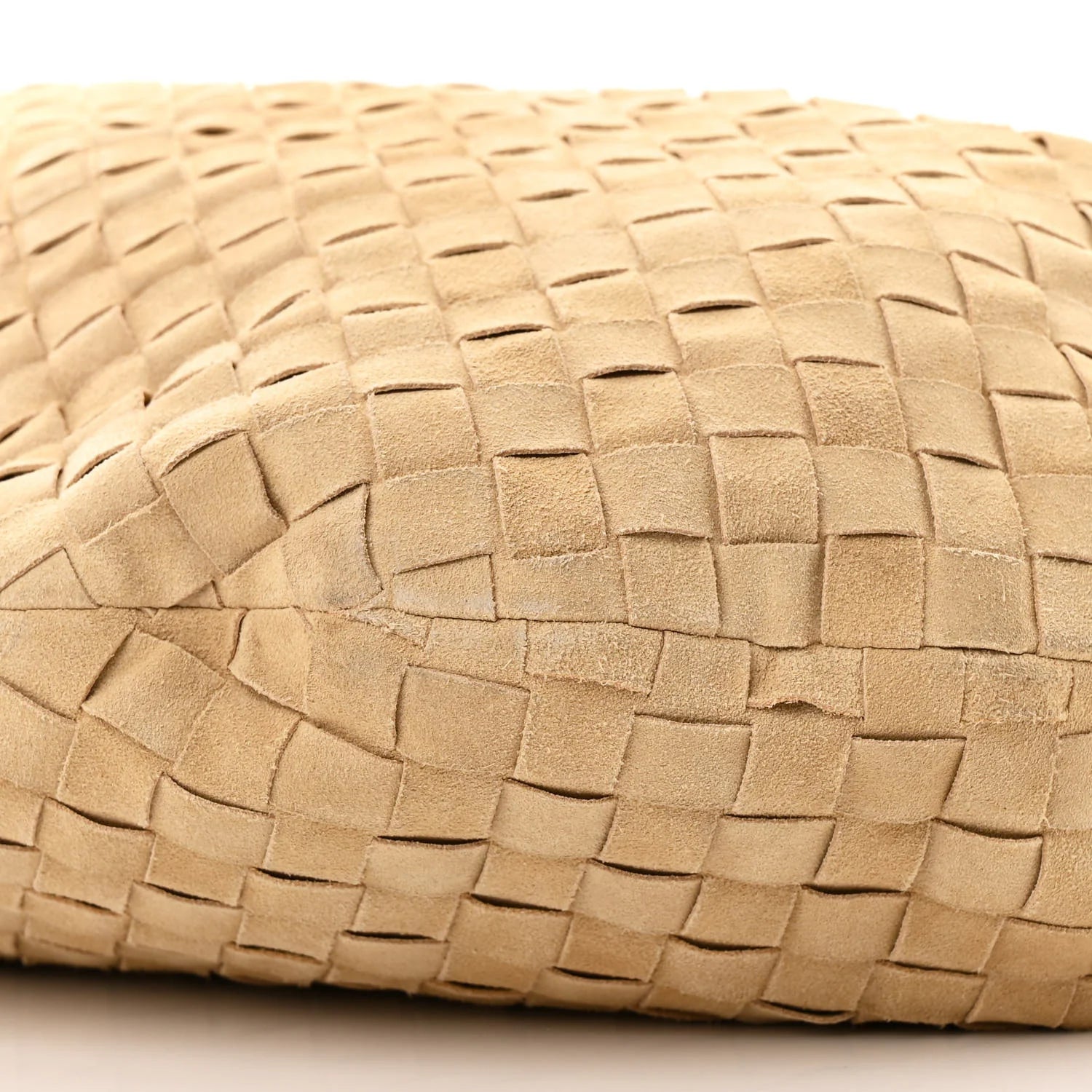 Suede Intrecciato Small Jodie Sand