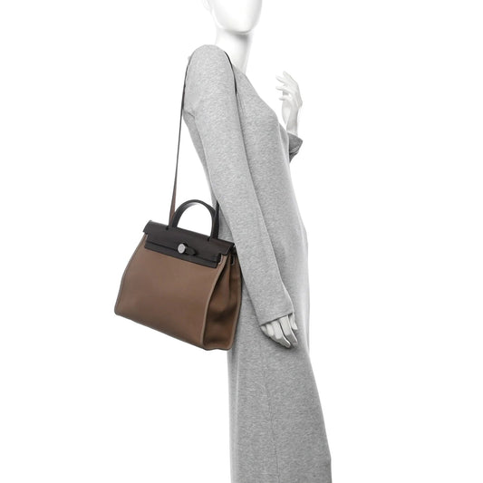 Vache Hunter Toile Herbag Zip 31 PM Etoupe Ebene