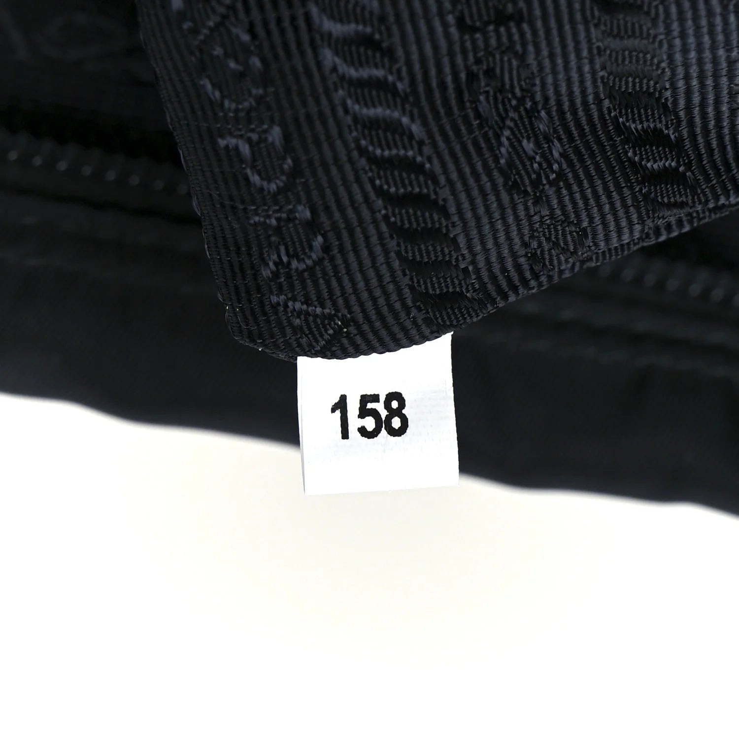 Tessuto Nylon Saffiano Double Buckle Messenger Shoulder Bag Black