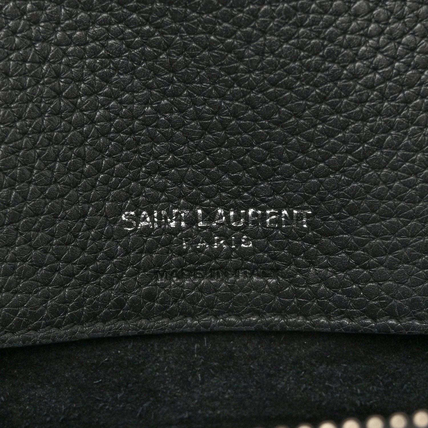 Grained Calfskin Small Supple Sac De Jour Black