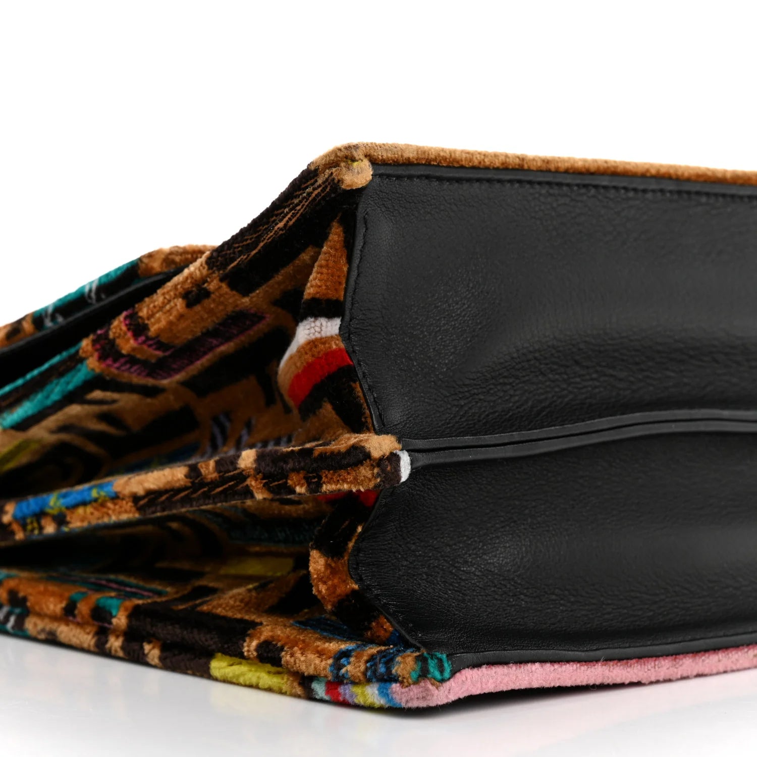Velvet Vitello Dolce Fun Fair Kan I Shoulder Bag Tobacco Multicolor Black