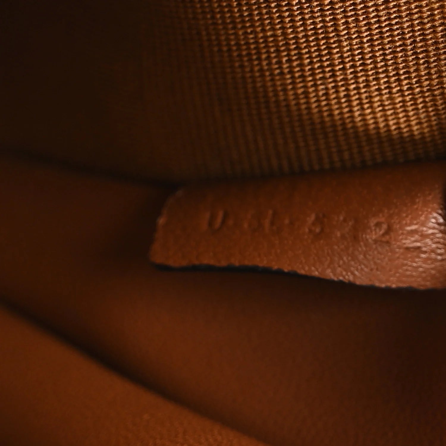 Triomphe Canvas Lambskin Clutch on Chain Tan