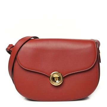 Grained Calfskin Small Ghiera Bag Deep Kummel