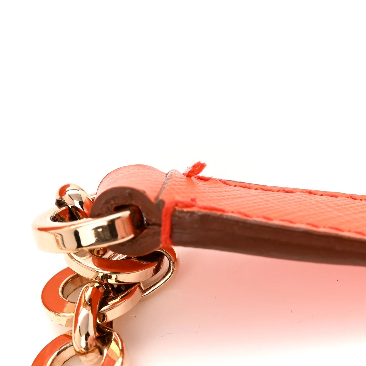 Printed Calfskin Paris Crossbody Bag Orange