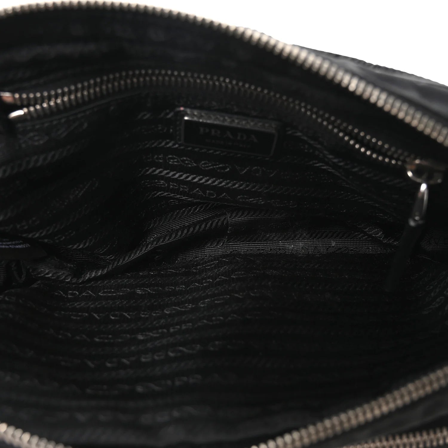 Re-Nylon Spazzolato Belt Bag Black