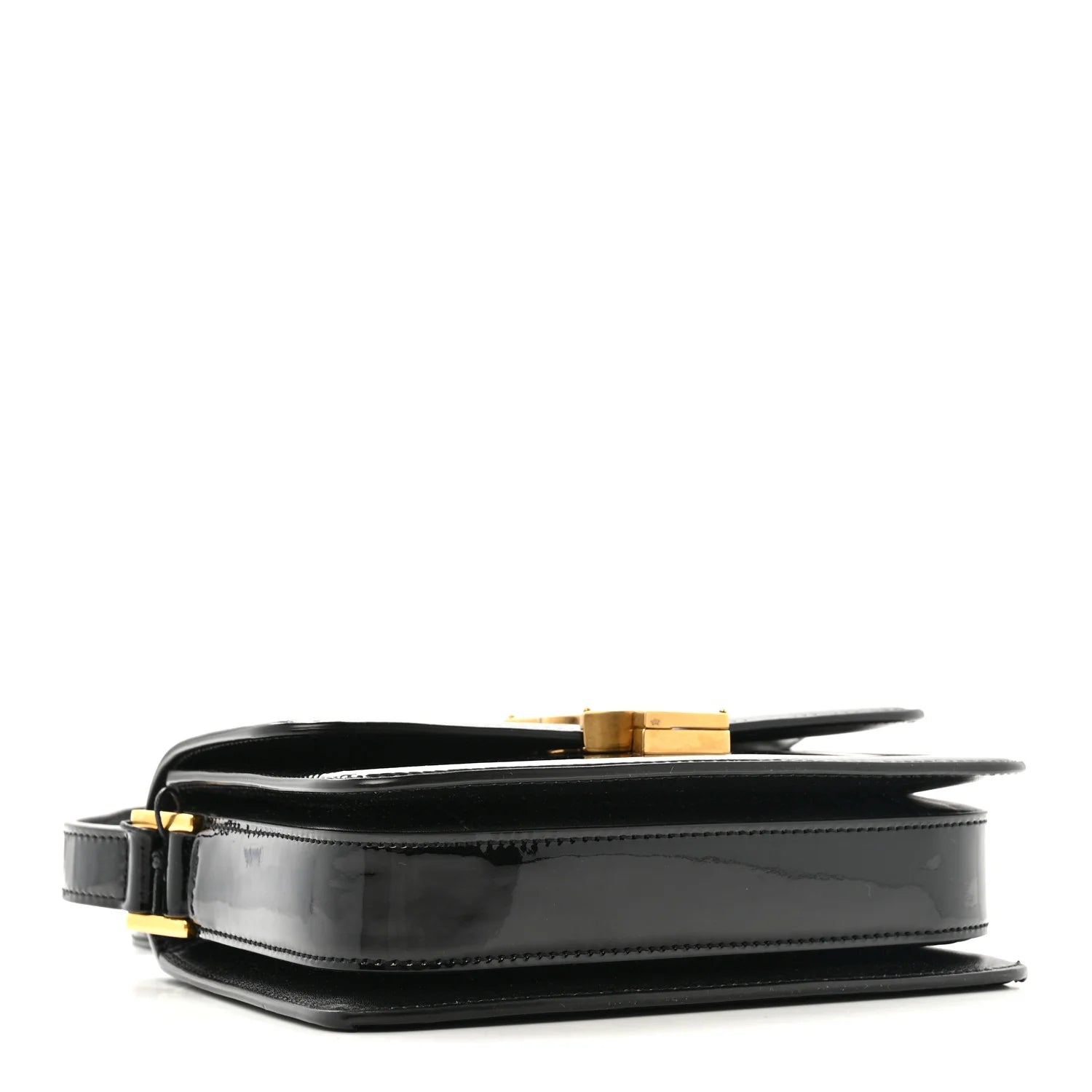 Vernice Diamond Small Solferino Satchel Black