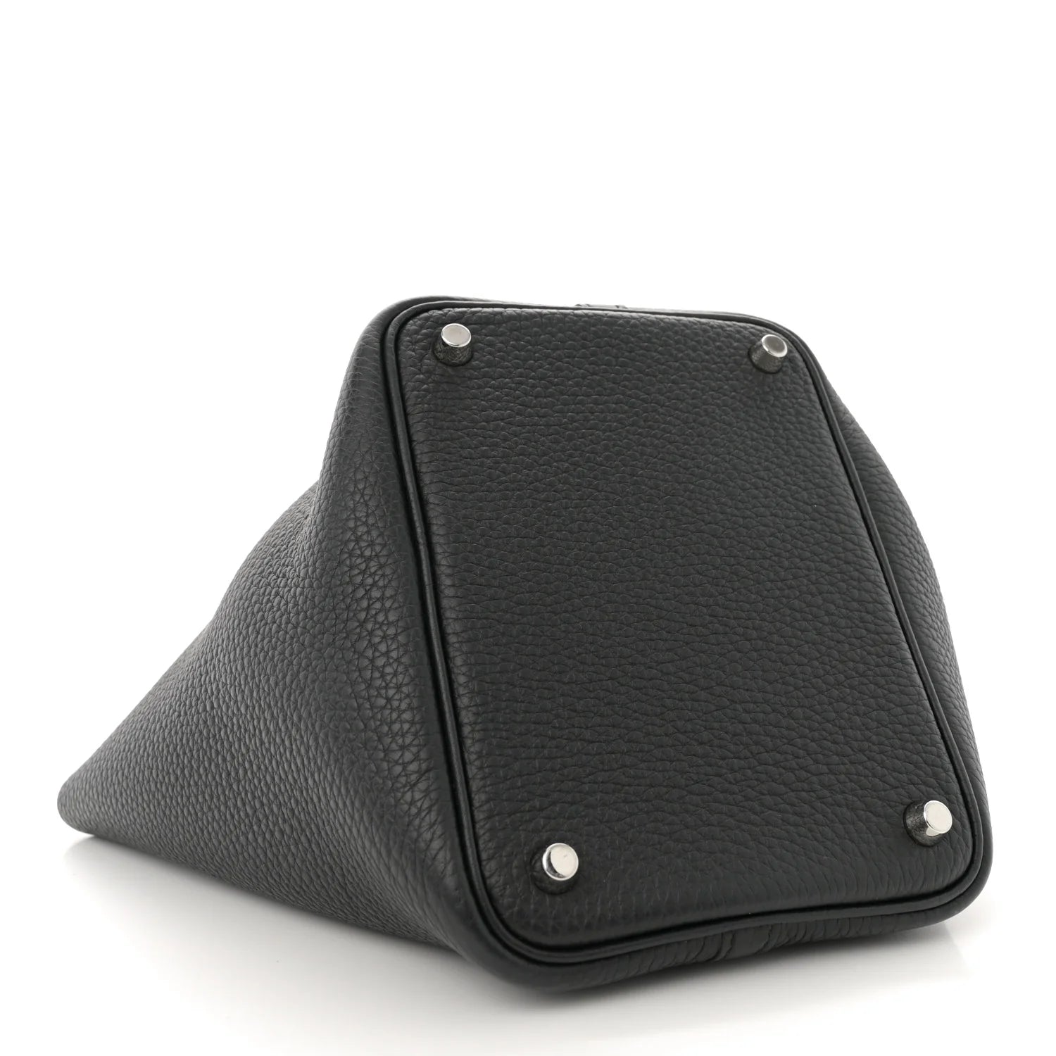 Taurillon Clemence Picotin Lock 18 PM Black