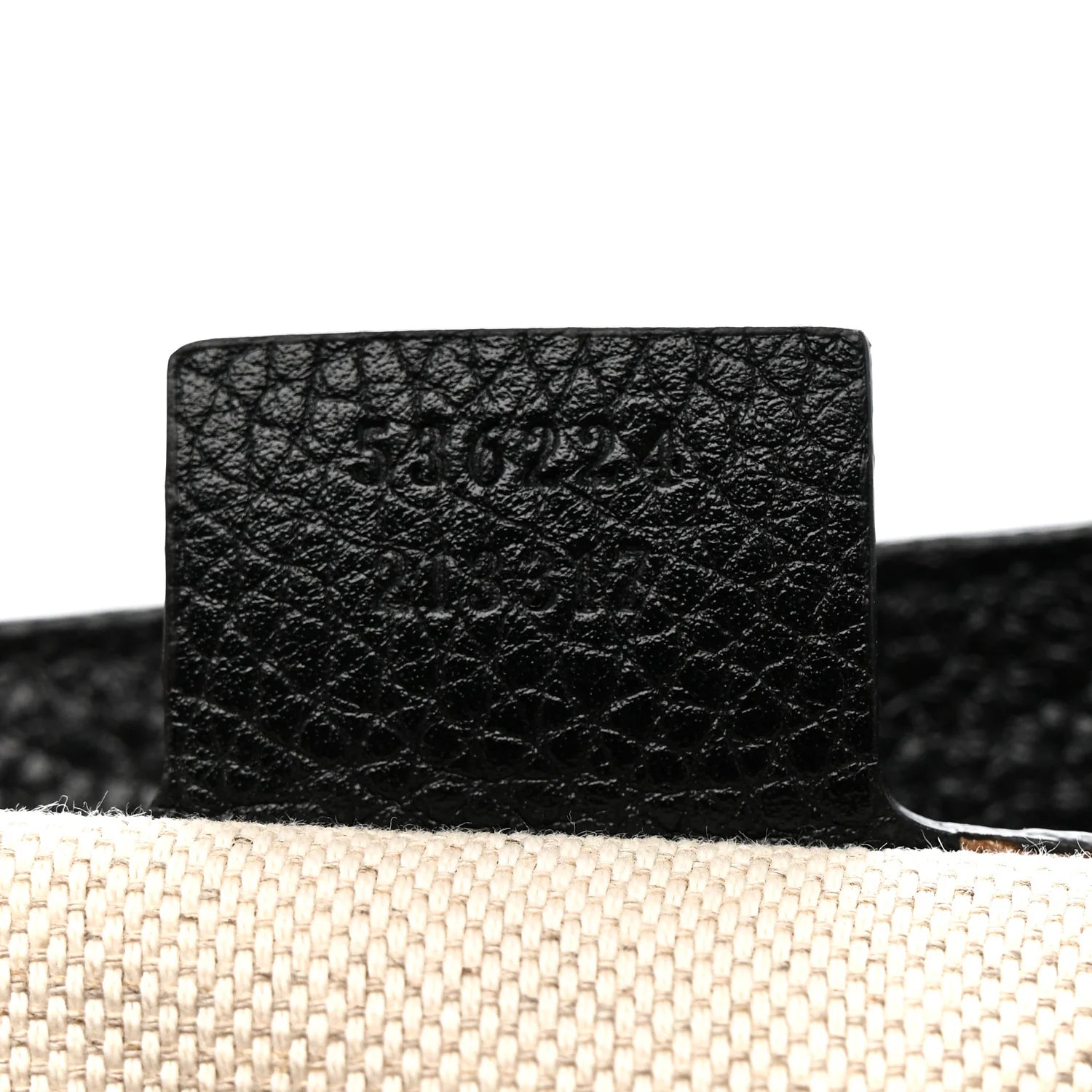 Pebbled Calfskin Medium Soho Flap Crossbody Black