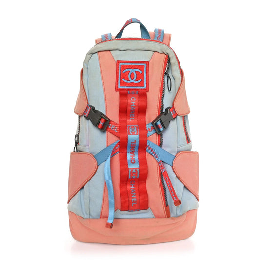 Nylon Sports Backpack Multicolor