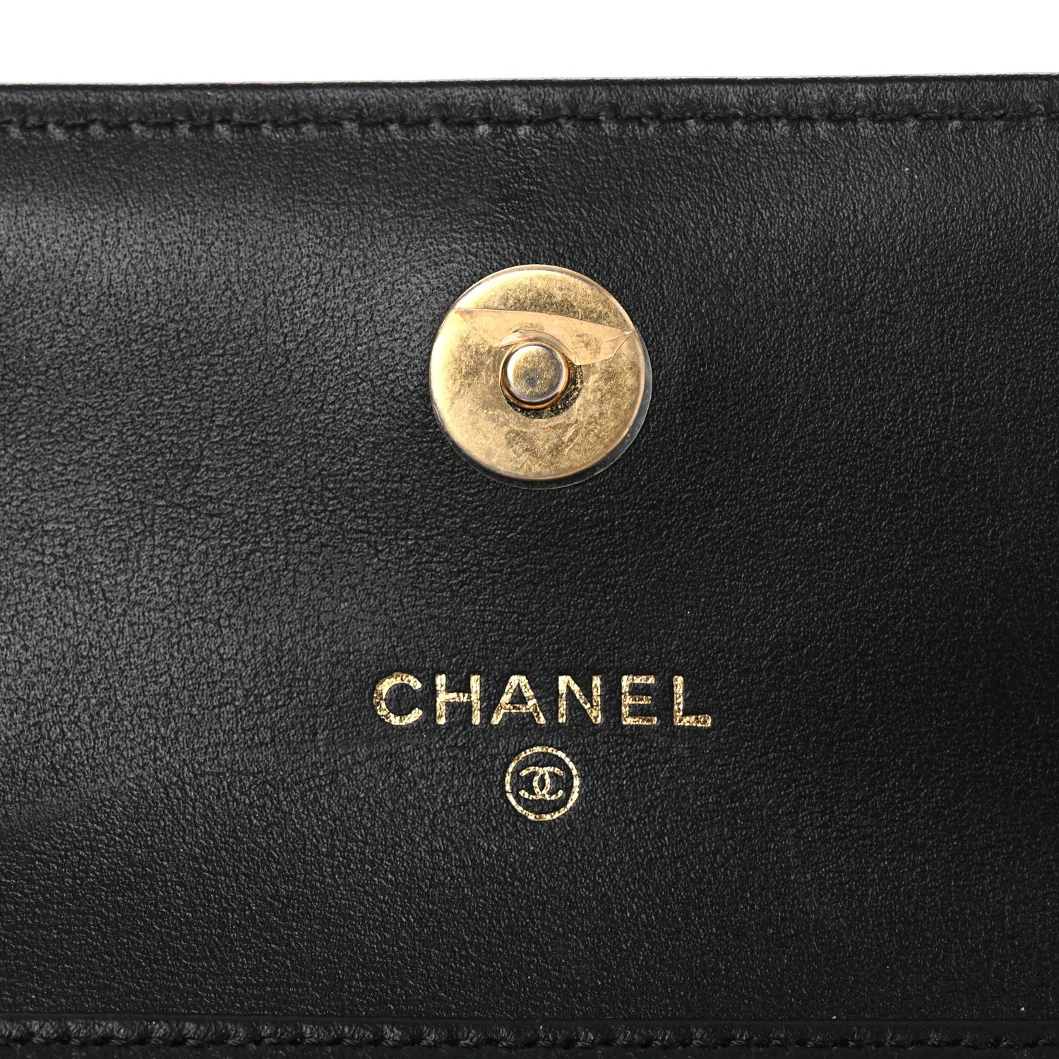 Patent Enamel Quilted Coco Hearts Clutch with Chain Black