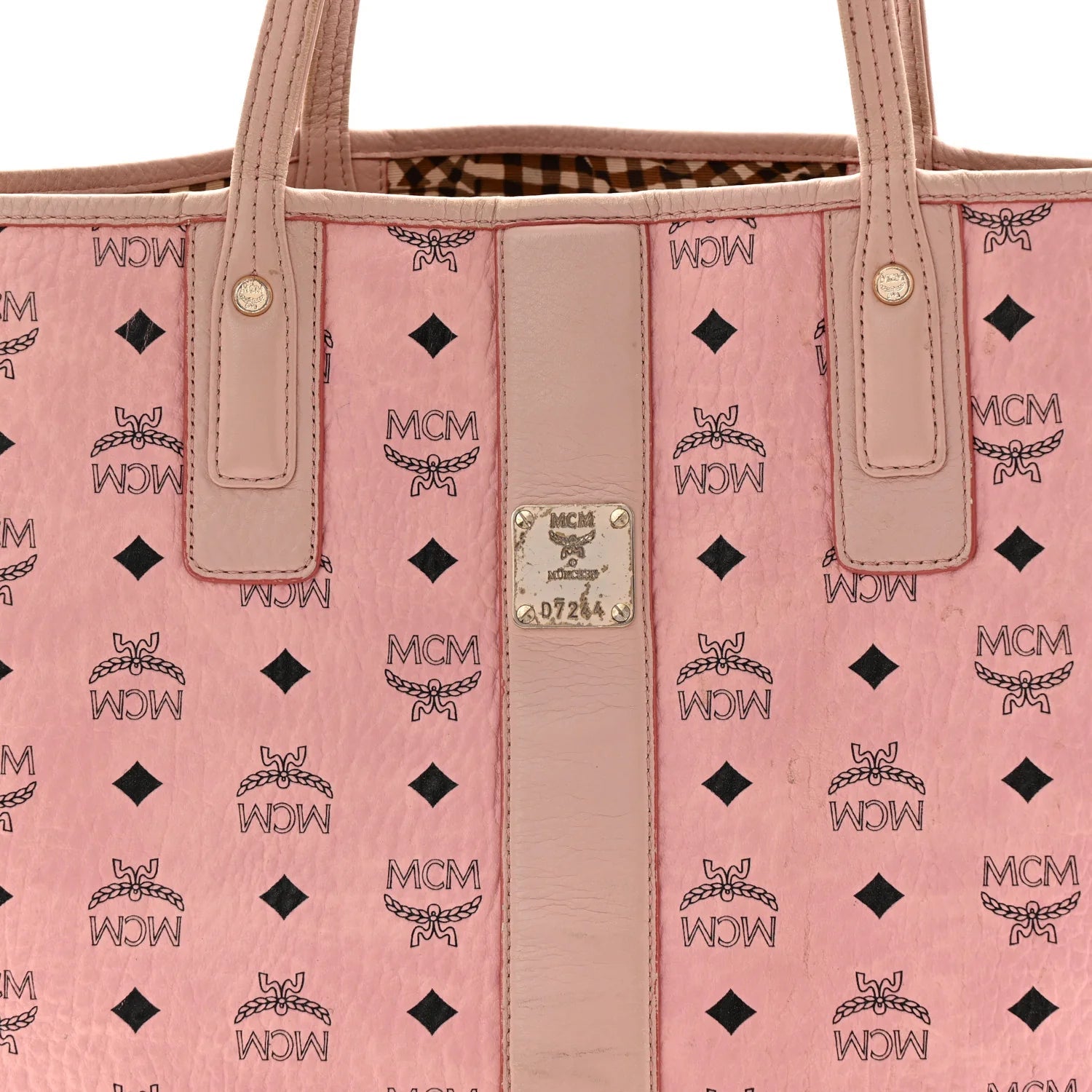 Visetos Medium Liz Reversible Shopper Tote Soft Pink